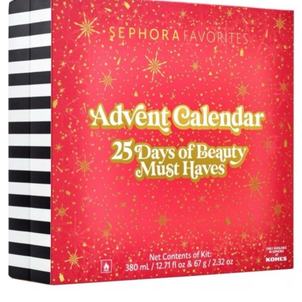 Sephora Advent Calendar in Red and Gold